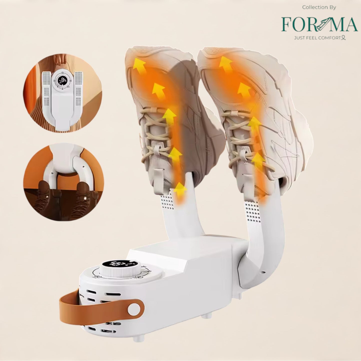 220V Footwear Dryer Machine – Compact Folding Design for Shoes & Boots - FORMA SHOES