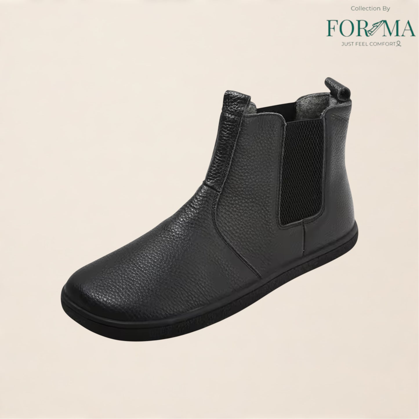 Barefoot Leather Boots for Men & Women – Zero Drop with Wool Lining - FORMA SHOES