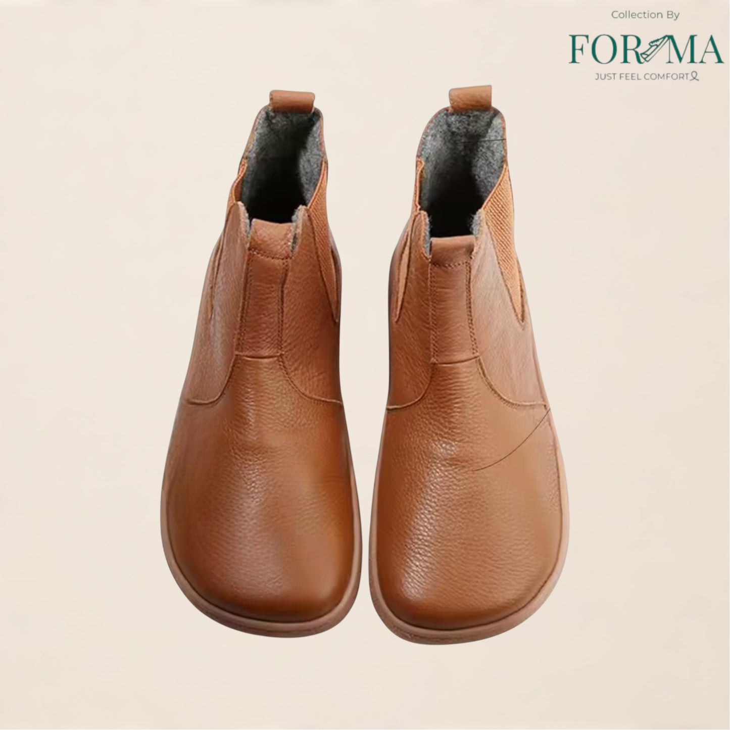 Barefoot Leather Boots for Men & Women – Zero Drop with Wool Lining - FORMA SHOES