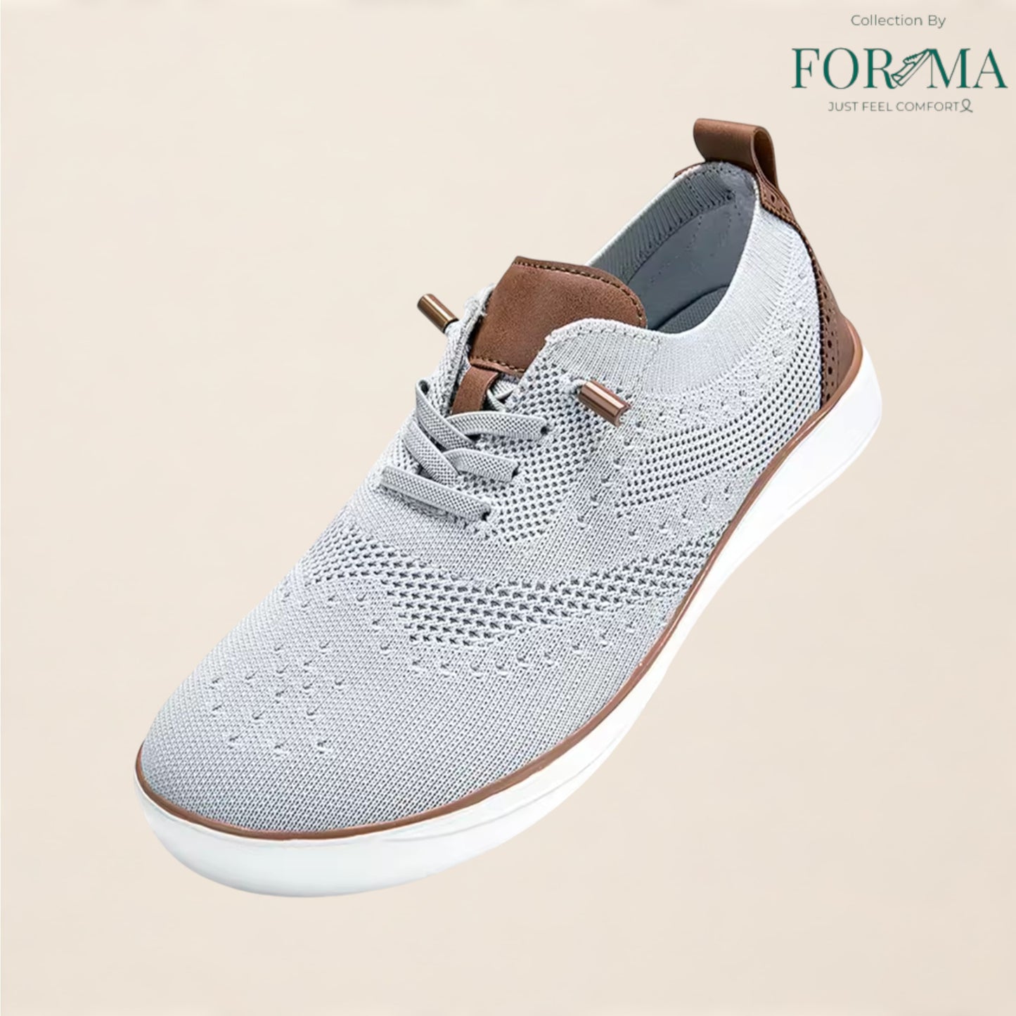 Men’s Wide Toe Box Barefoot Shoes – Lightweight Knit Minimalist Sneakers for Outdoor & Daily Wear - FORMA SHOES