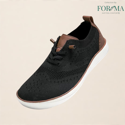 Men’s Wide Toe Box Barefoot Shoes – Lightweight Knit Minimalist Sneakers for Outdoor & Daily Wear - FORMA SHOES