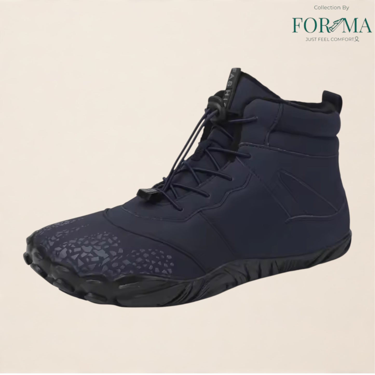Men’s Winter Barefoot Boots – Zero Drop Ankle Snow Boots with Plush Warm Lining - FORMA SHOES