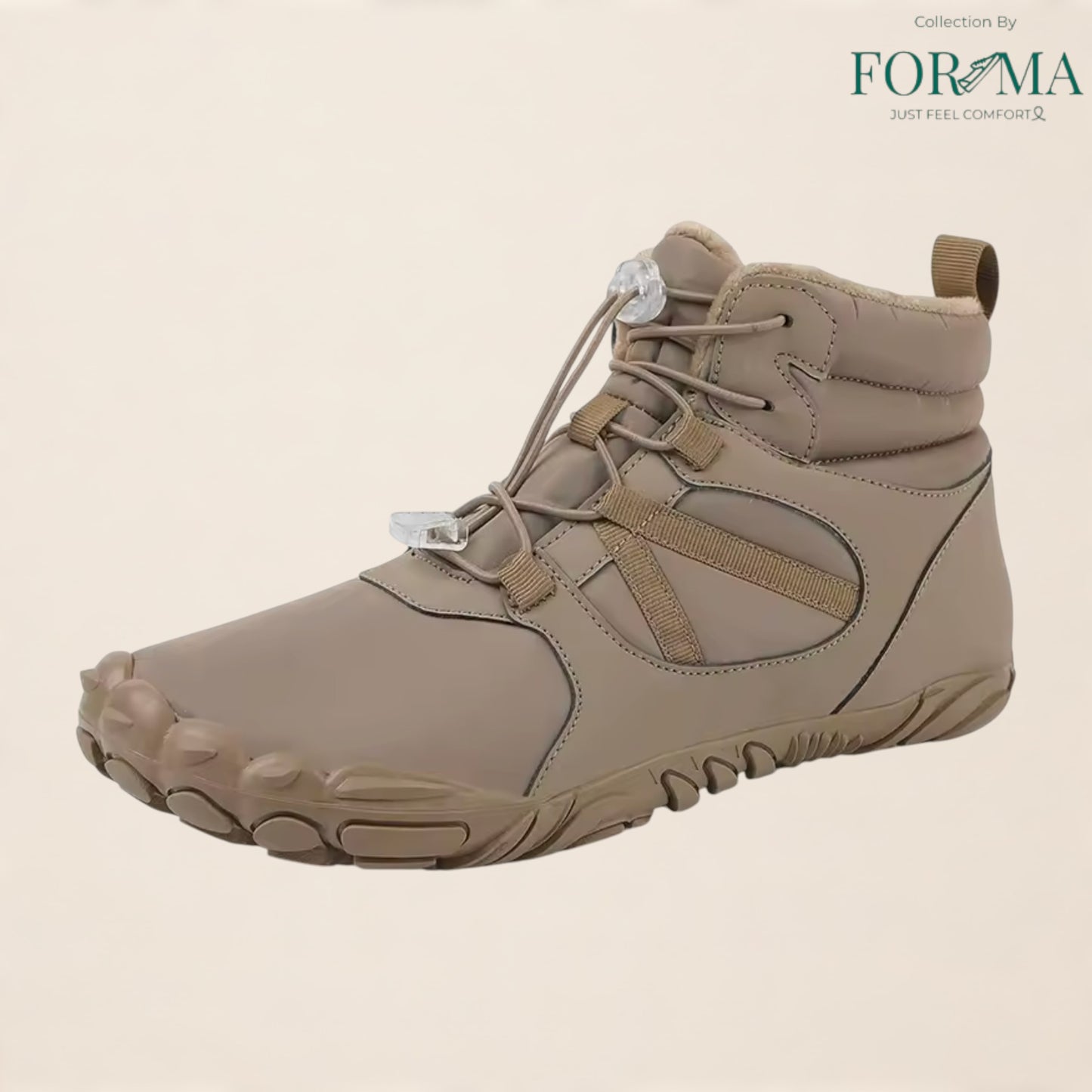 Winter Barefoot Boots – Zero Drop Plush Ankle Snow Boots for Men & Women - FORMA SHOES