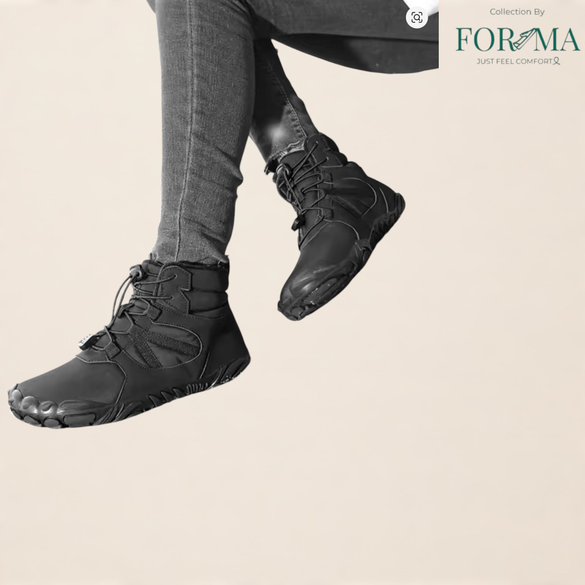 Winter Barefoot Boots – Zero Drop Plush Ankle Snow Boots for Men & Women - FORMA SHOES