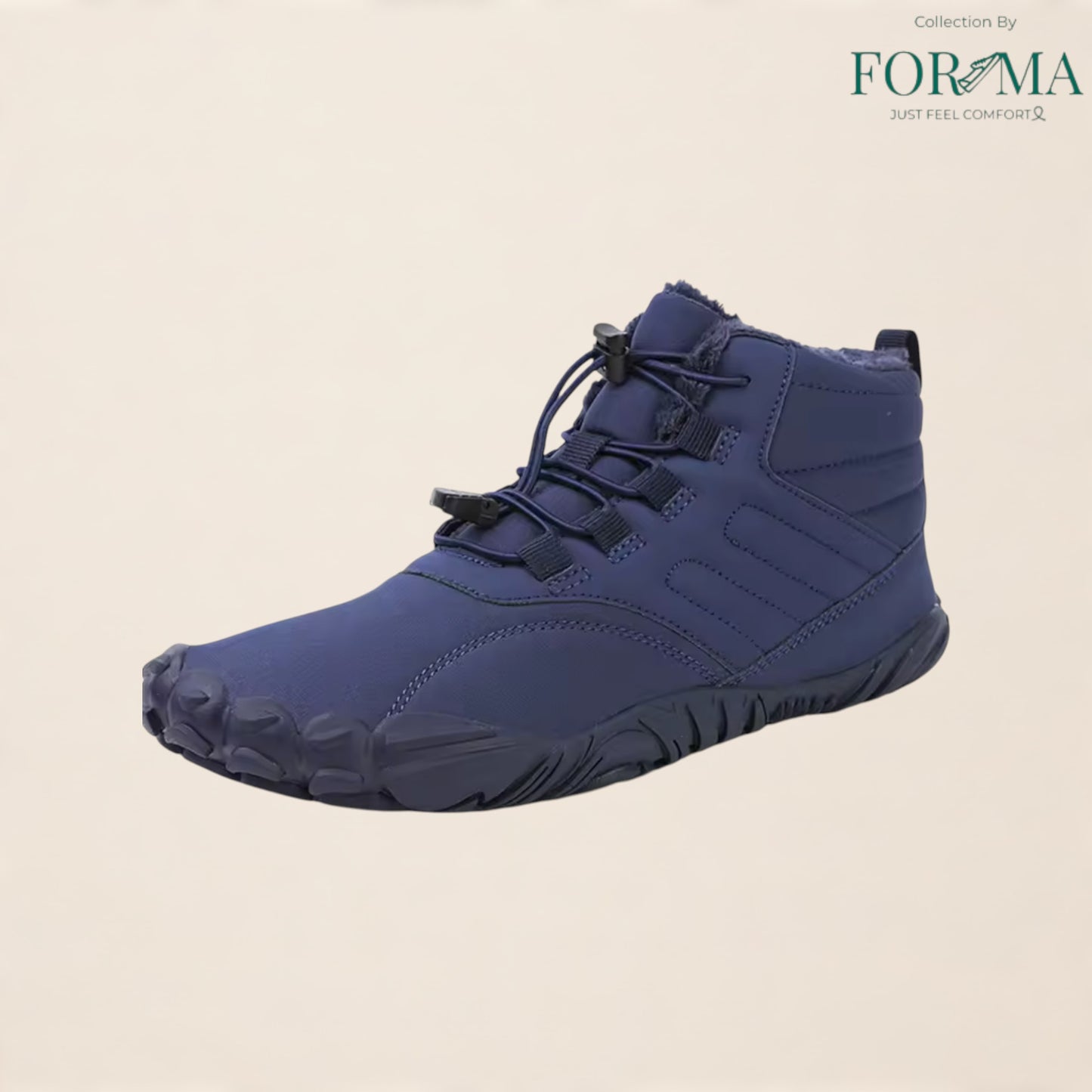 Winter Barefoot Boots – Zero Drop Plush Ankle Snow Boots for Men & Women - FORMA SHOES