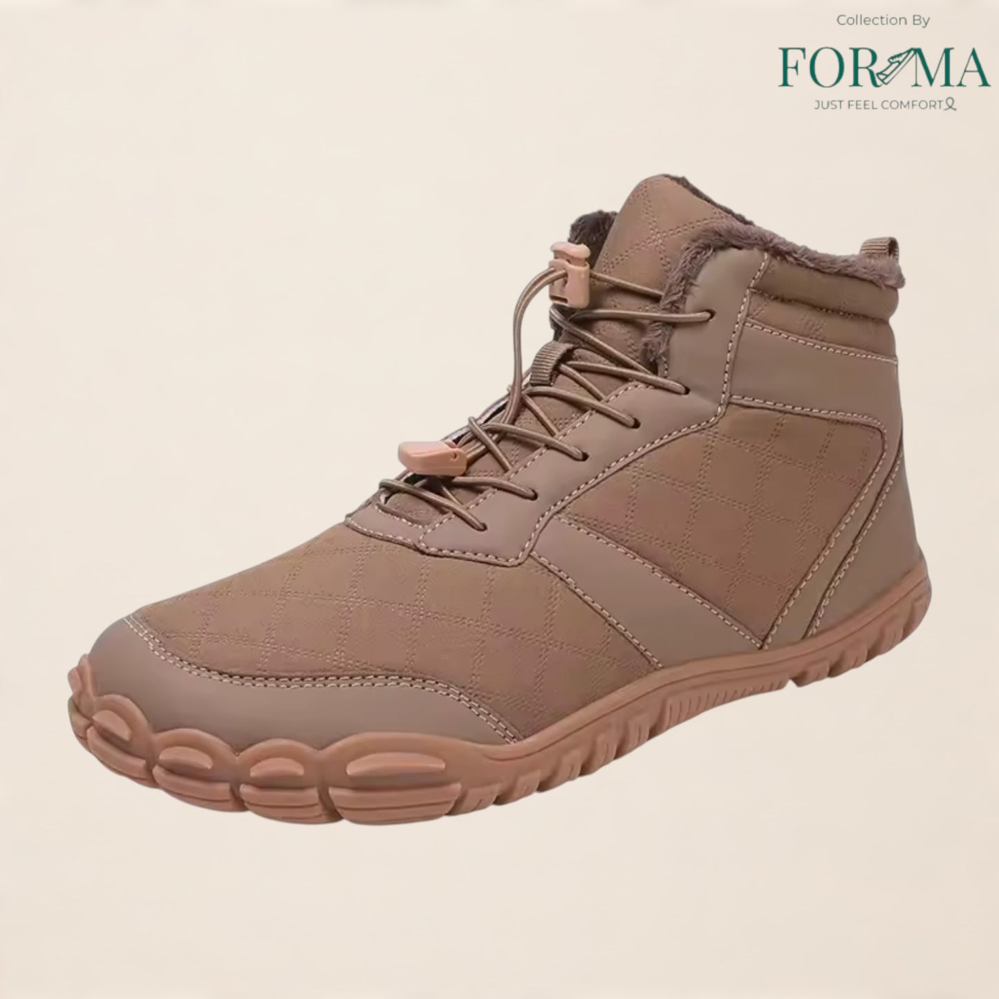 Winter Barefoot Boots – Zero Drop Plush Ankle Snow Boots for Men & Women - FORMA SHOES