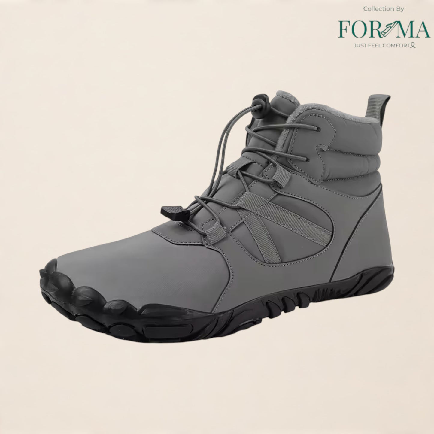 Winter Barefoot Boots – Zero Drop Plush Ankle Snow Boots for Men & Women - FORMA SHOES