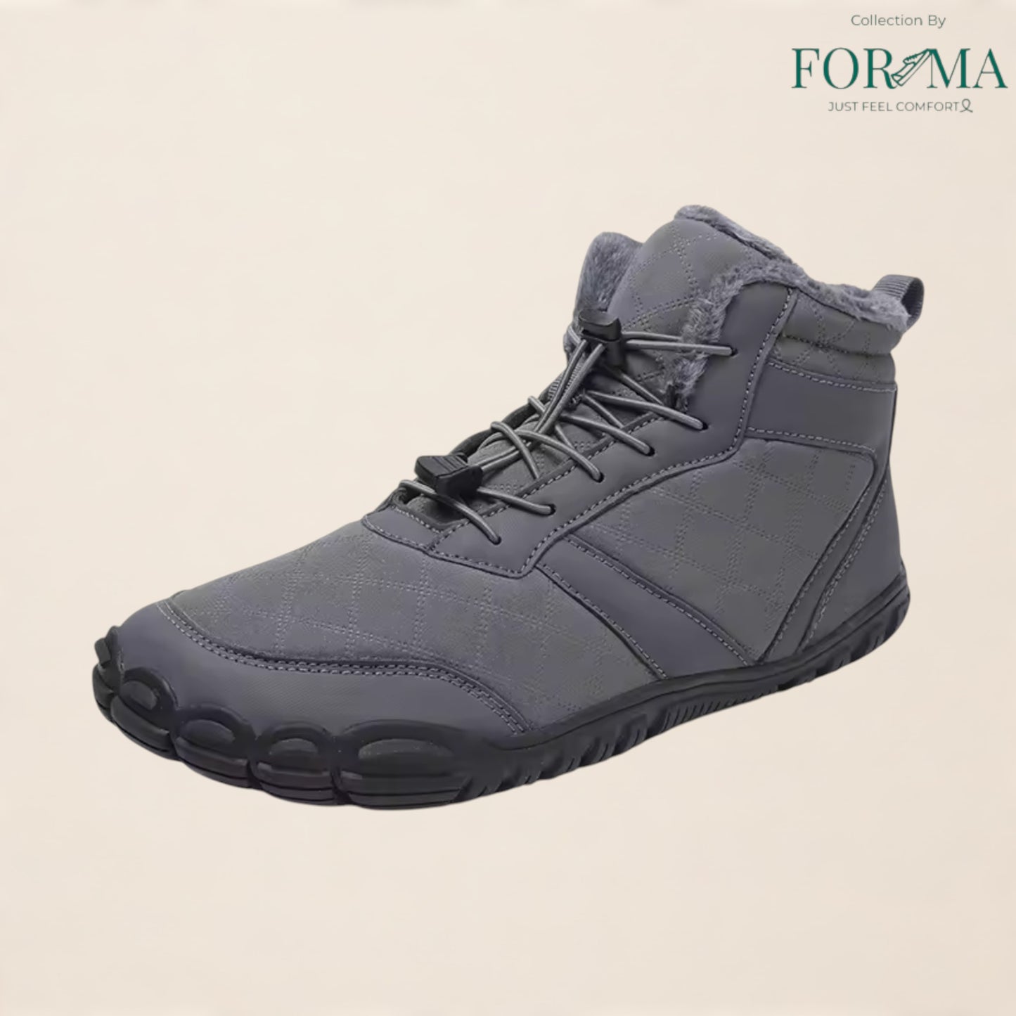 Winter Barefoot Boots – Zero Drop Plush Ankle Snow Boots for Men & Women - FORMA SHOES