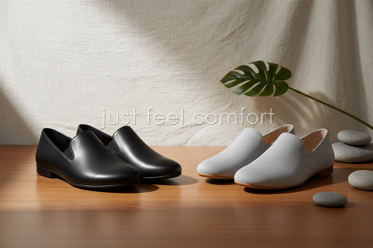 Zero bar shoes banner with slogan
